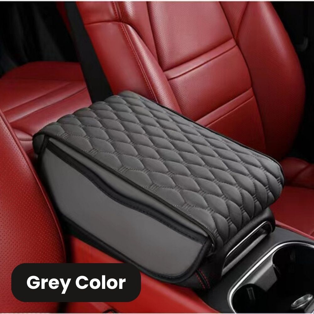 Gray Leather and Gray Stitching Custom Fit Floor Mats