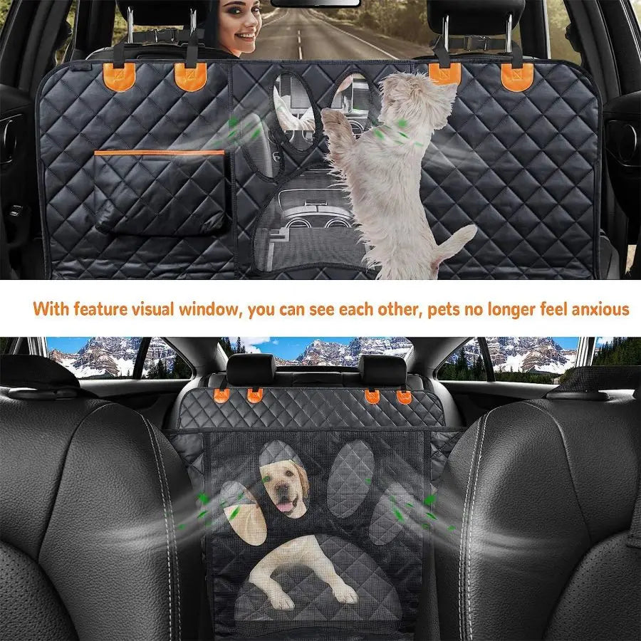 Diamond Stitching Dog  Hammock Seat Cover